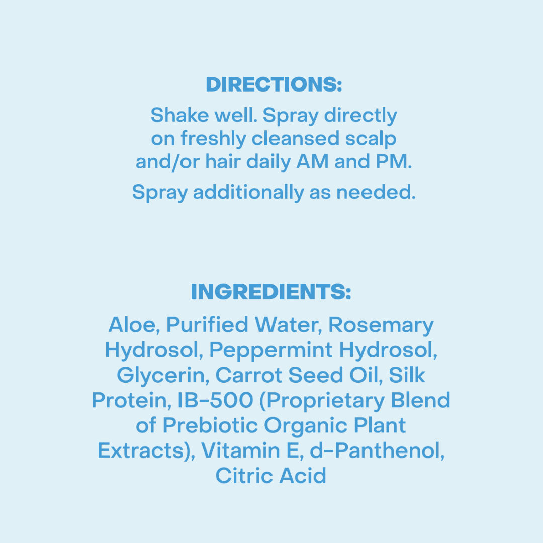 GROW Nourishing Prebiotic Scalp Mist